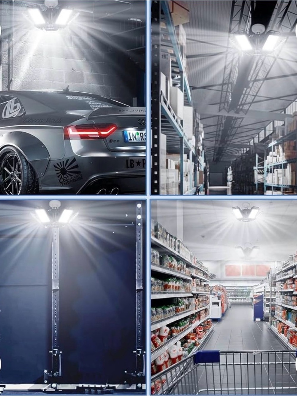 LED Warehouse & Garage Flood Light - Bright White